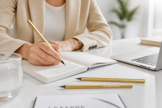 goldener Bleistift - individuell veredelt