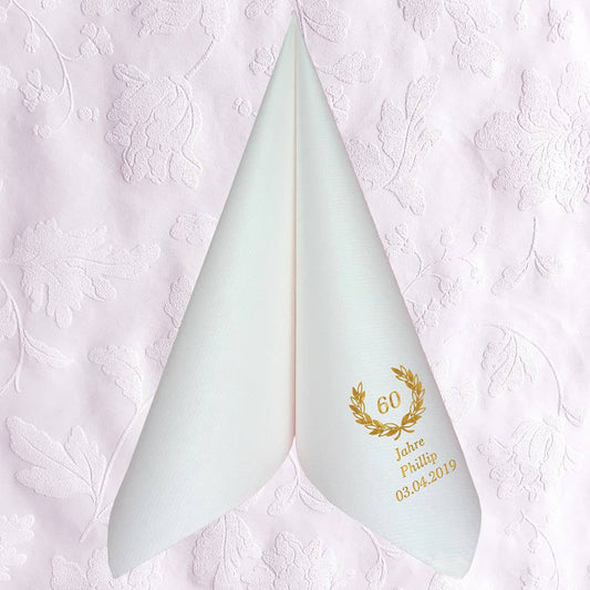 Servietten für Geburtstag - personalisiert, mit Motiv nach Wahl