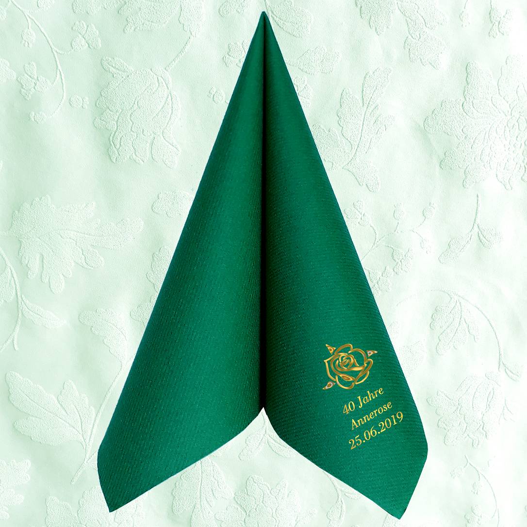 Servietten für Geburtstag - personalisiert, mit Motiv nach Wahl