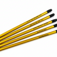 goldener Bleistift mit Radierer - individuell veredelt