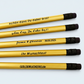 goldener Bleistift mit Radierer - individuell veredelt