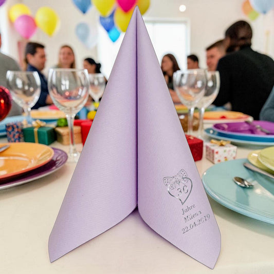 Servietten für Geburtstag - personalisiert, mit Motiv nach Wahl